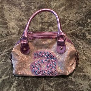 Justice glitter purse